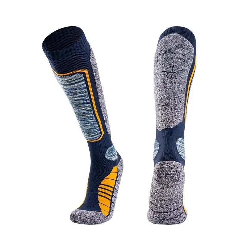 Cushion Padded Ski Knee Socks for Cold Slopes