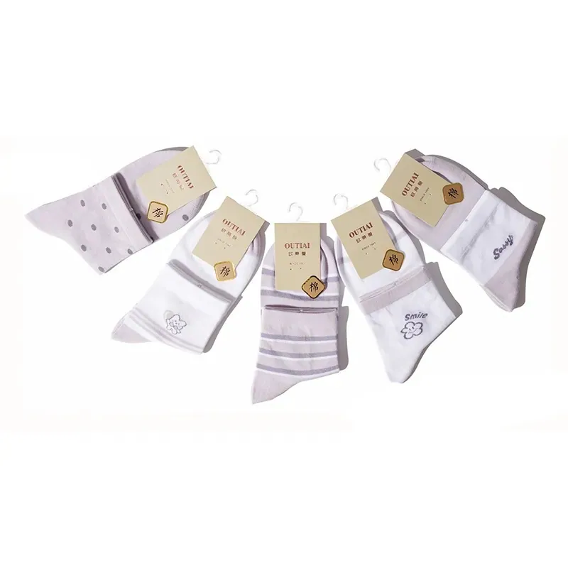 Customized Fashionable Cotton Short Socks Various Patterns Kids Short Socks