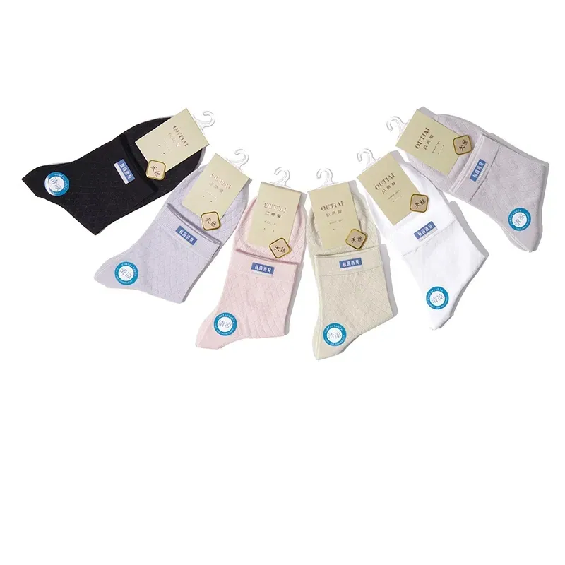 Fresh Soft Children Cotton Solid Socks Summer Short Socks
