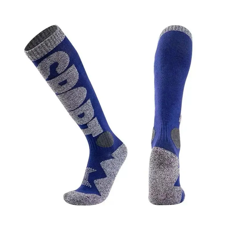 Knee Length Ski Socks Cushioned Thick Snowboard Sport