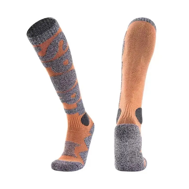 Outdoor Ski Knee Socks Terry Thick Warm Snowboarding