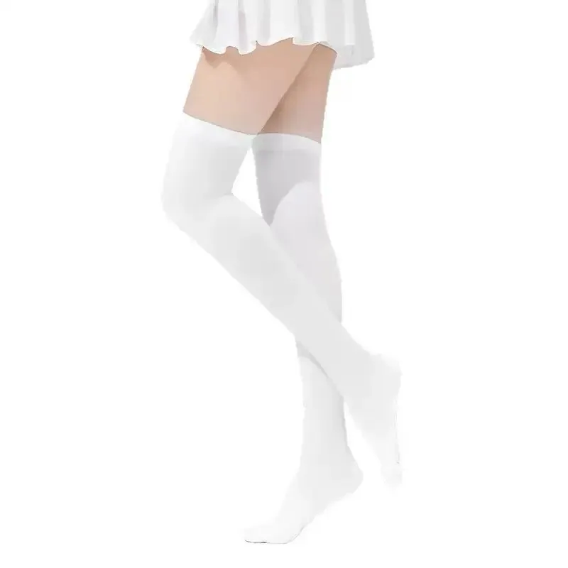 Outdoor Sport Over Knee Breathable Golf Socks Women Stretch Long Socks in Stock Custom Design
