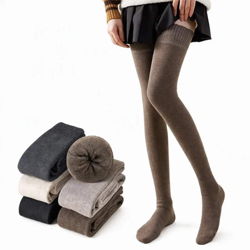 Thick Wool Over the Knee Socks