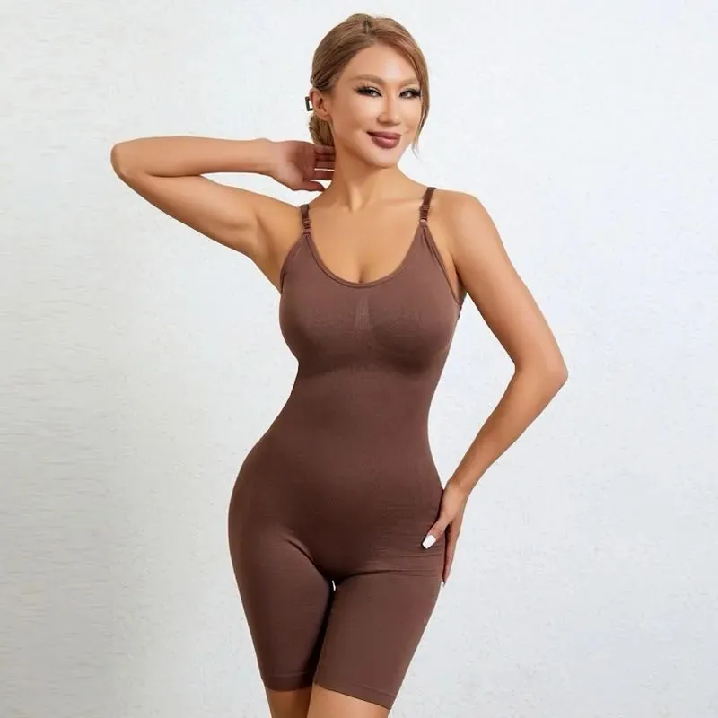 Tummy Control Butt Lifting Shapewear Bodysuit Skin Friendly MID Thigh Body Shaper