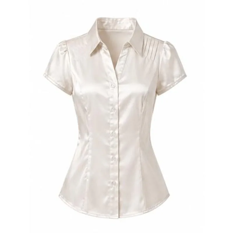 Women's Silk Satin Work Blouse