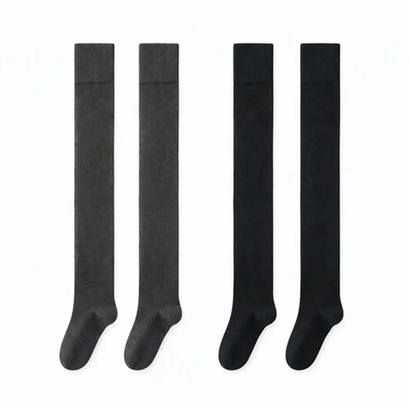 Womens Thigh High Compression Socks Graduated Pressure Knit Over Knee Socks